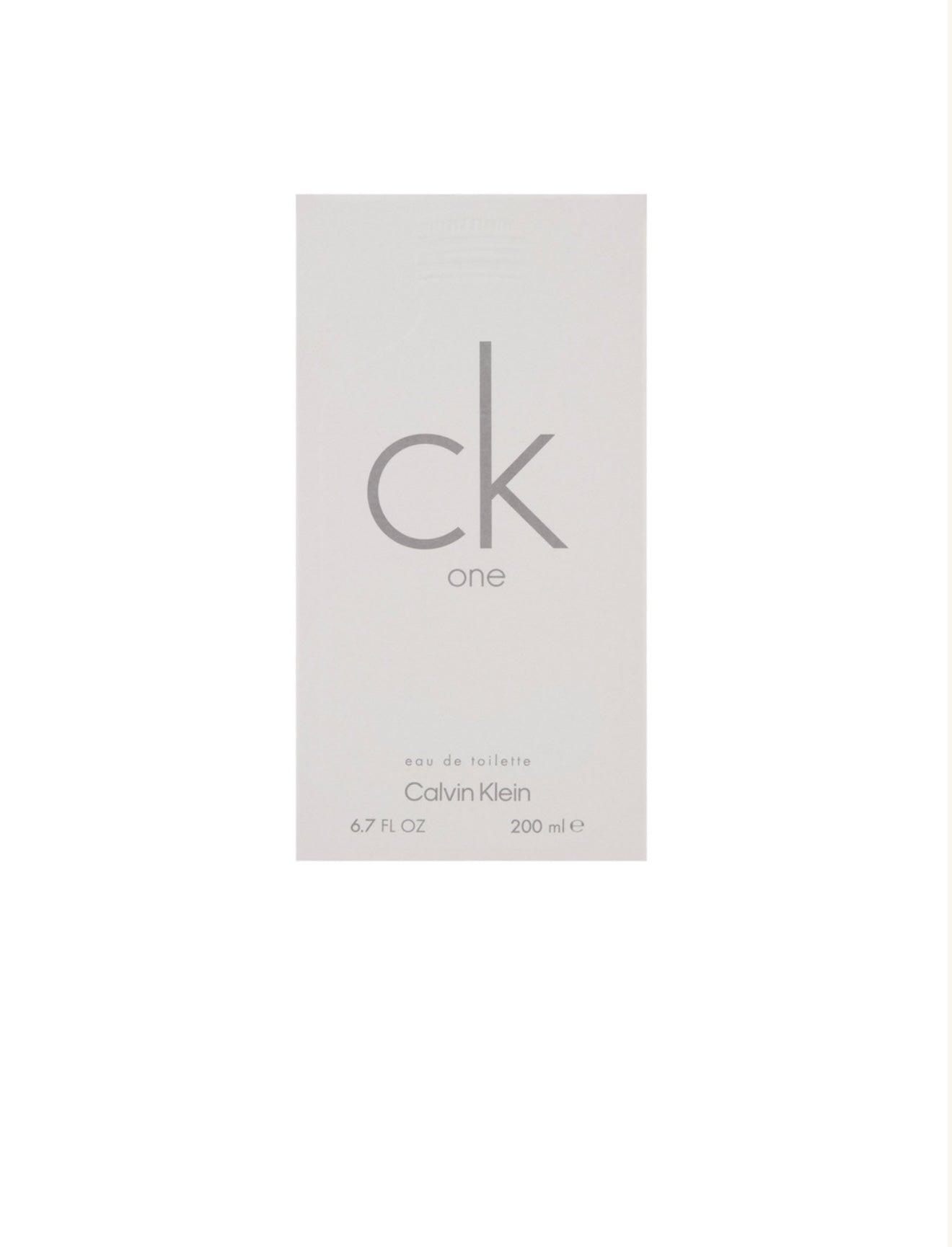 CK One Eau de Toilette 200ml